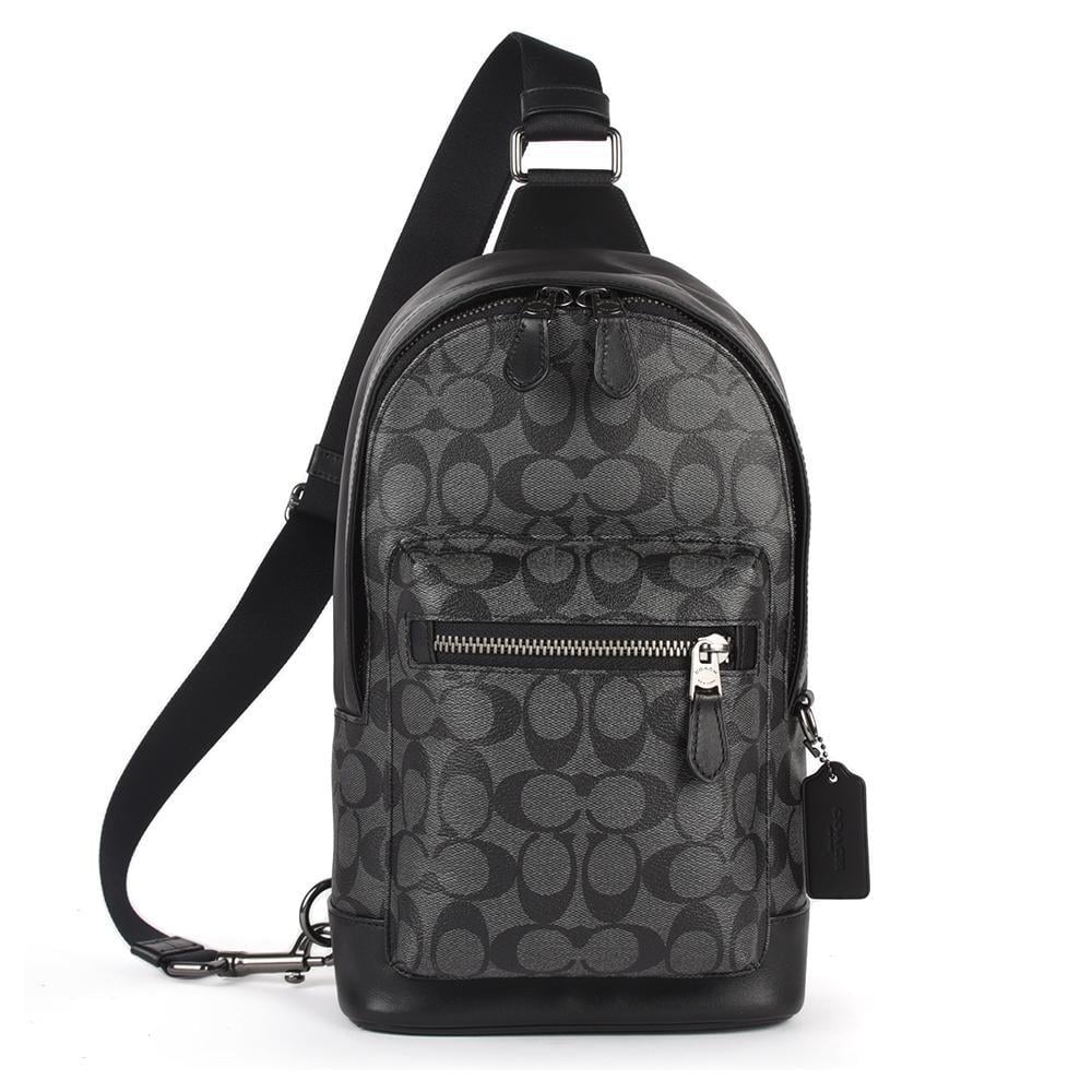 Сумка мужская кожаная Coach Pack Черный (17713261)