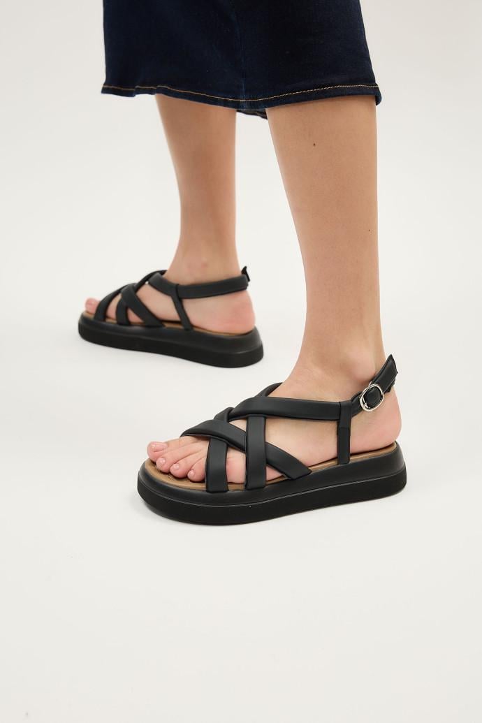Сандалии женские LONZA на платформе р. 37 Черный (198993) - фото 4 Сандалии женские LONZA на платформе р. 37 Черный (198993) - фото 4