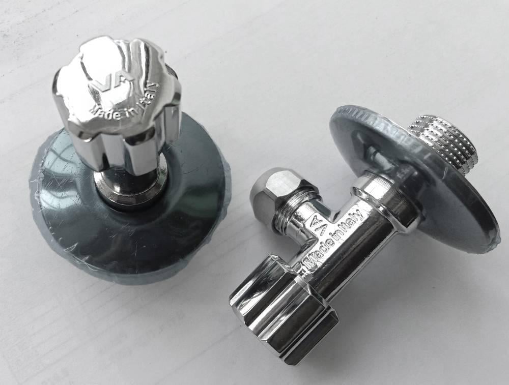 Кран вентильний для сантехприладів Albertoni C40868 1/2"x1/2" Хром (RS-85153) - фото 3 Кран вентильний для сантехприладів Albertoni C40868 1/2"x1/2" Хром (RS-85153) - фото 3