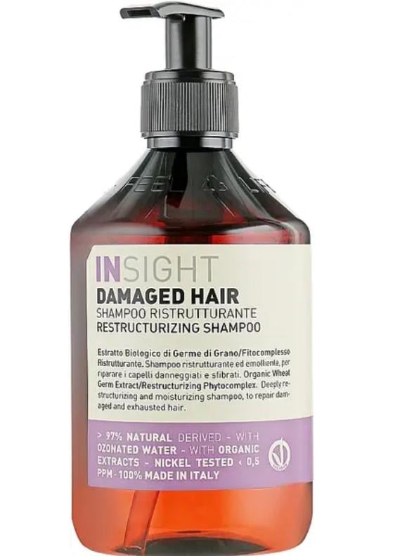 Шампунь відновлювальний для пошкодженого волосся Insight Restructurizing Shampoo 400 мл