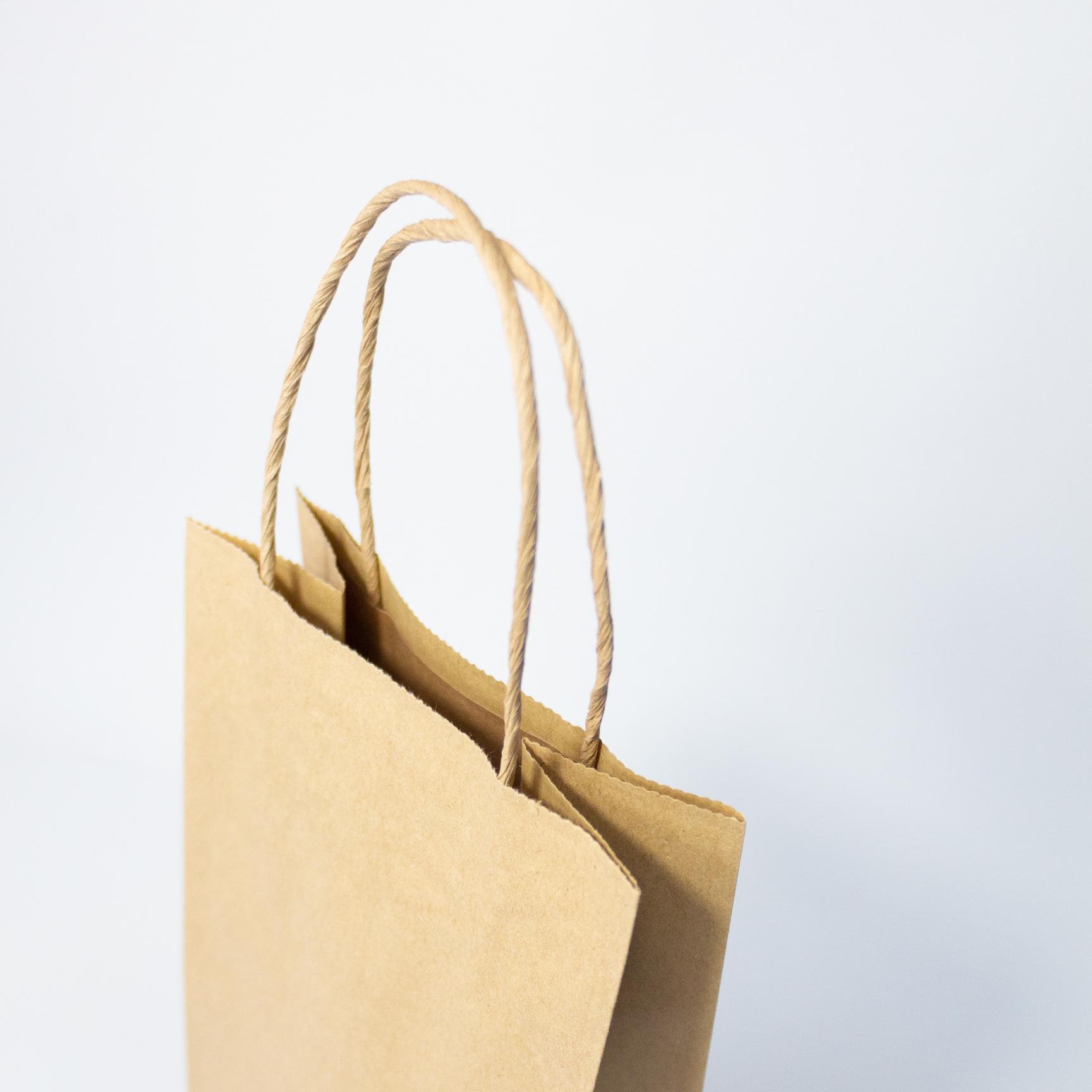 Пакет бумажный под бутылку с ручками 150х90х360 мм 50 шт. - фото 4 Пакет бумажный под бутылку с ручками 150х90х360 мм 50 шт. - фото 4