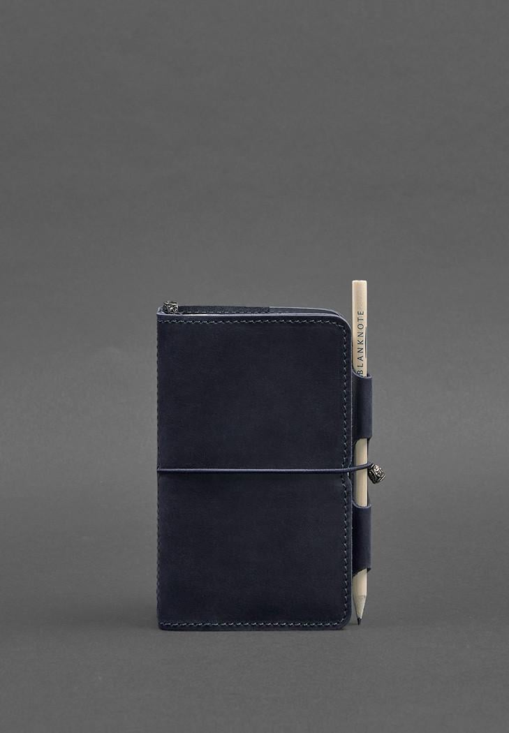 Блокнот кожаный Софт-бук 3.0 Синий (A-026338)