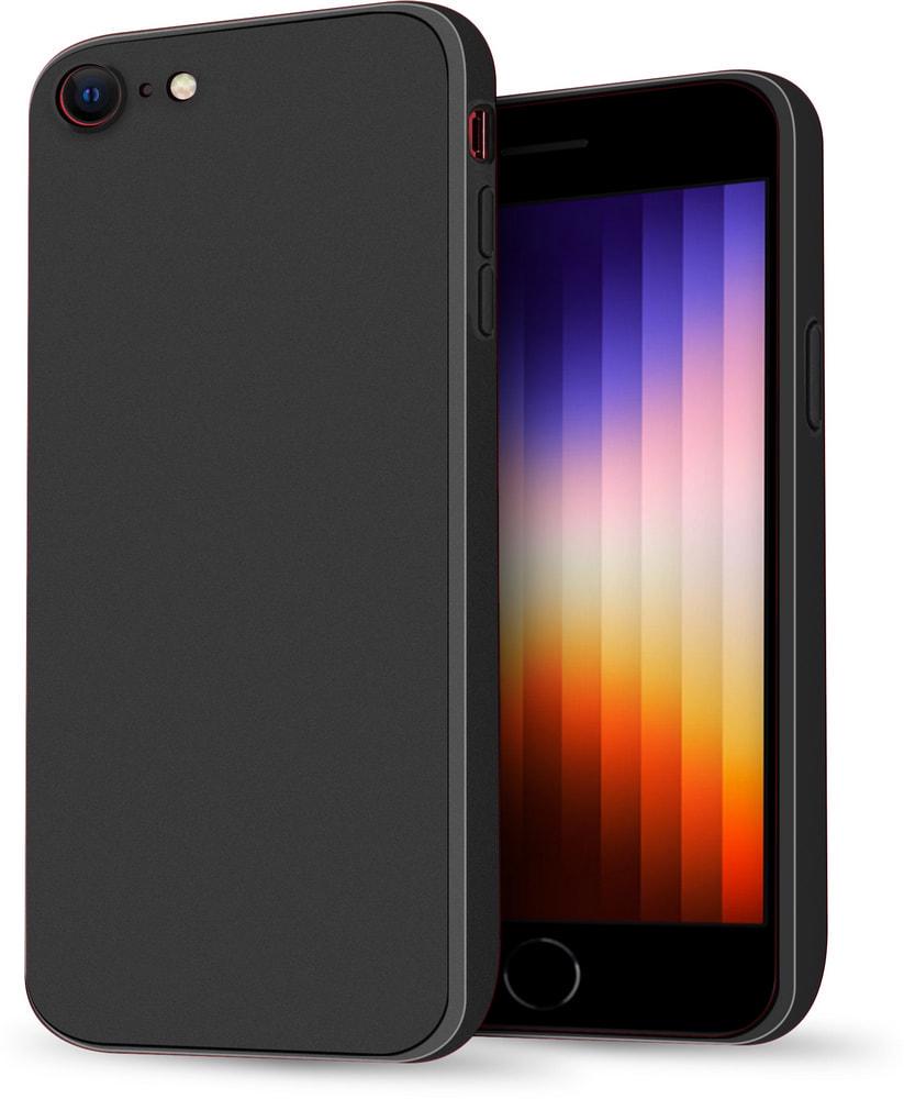 Силіконовий чохол HardCorner iPhone SE 2022 (з мікрофіброю) Black (34788-2B)