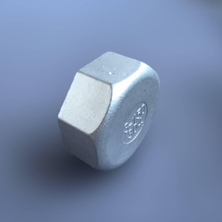 Заглушка різьбова восьмигранна DN80 BSPP н/ж сталь AISI304 Class-150 внутрішня різьба 3" (29203265) - фото 13