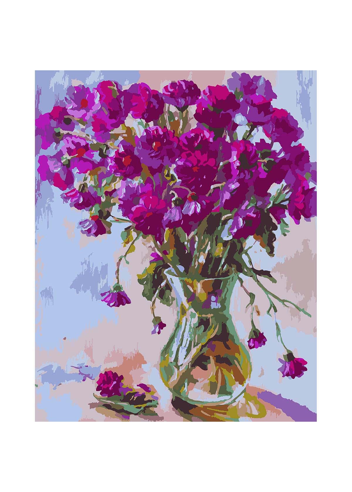 Картина по номерам Santi Бархатный букет 40х50 см (954728)