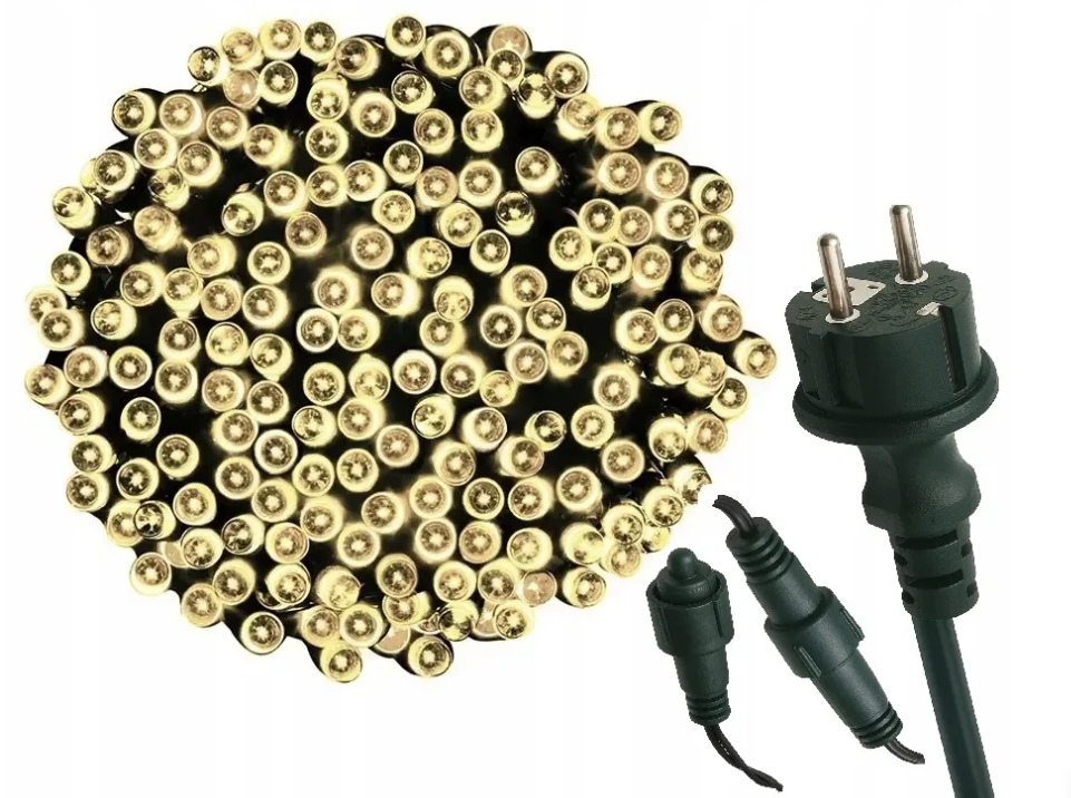 Гирлянда уличная светодиодная Ekspand LCZ-500-CB 500 LED теплый белый 34 м (LCZ-500-CB)