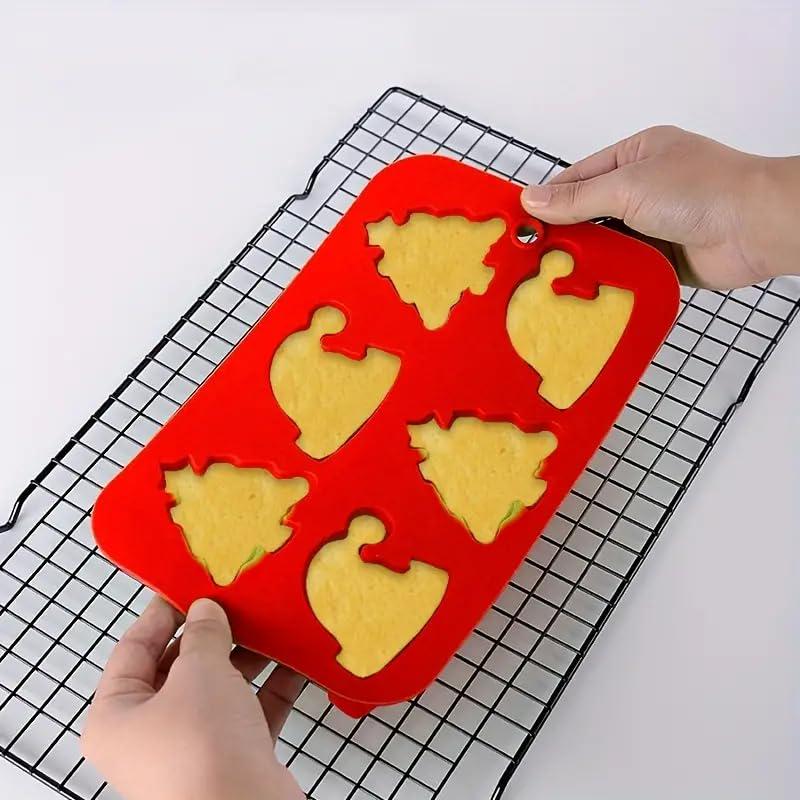 Форма силиконовая Elf Red 25х16х3 см - фото 3 Форма силиконовая Elf Red 25х16х3 см - фото 3