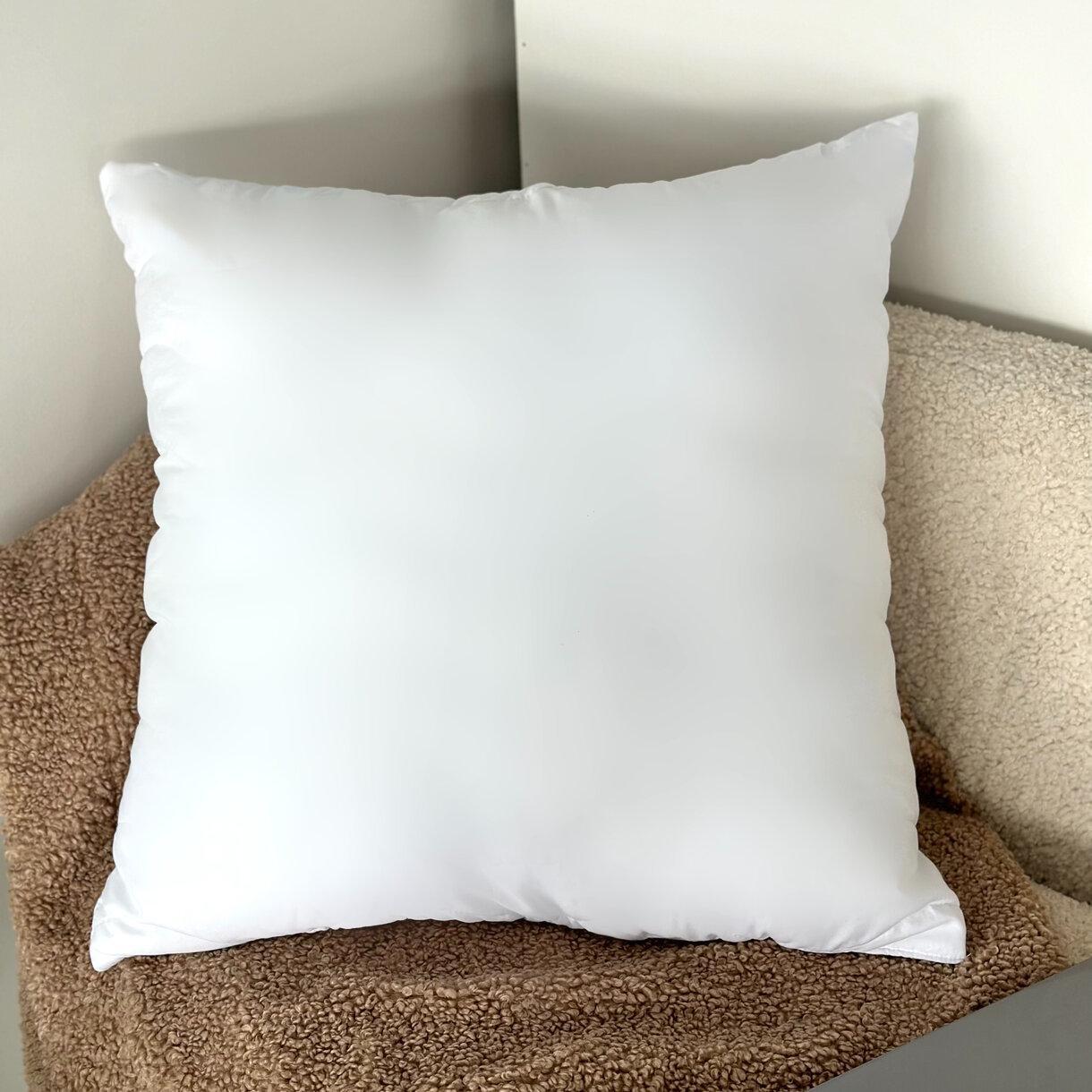 Подушка лебединый пух Rêve sauvage белый кант перкаль прямоугольная 70х70 см