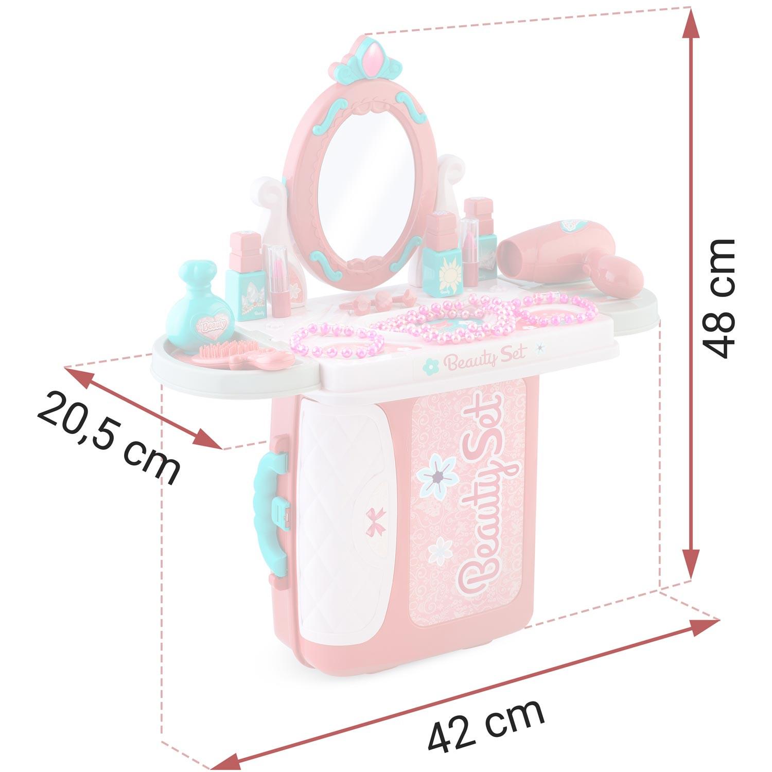 Столик дитячий Xiong Cheng туалетний 3в1 з аксесуарами - фото 10 Столик дитячий Xiong Cheng туалетний 3в1 з аксесуарами - фото 10