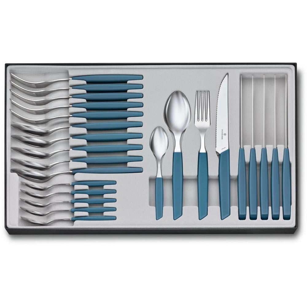 Набір кухонний Victorinox Swiss Modern Table Set 24 шт. Синій (58-79-Vx69096.12W2.24)