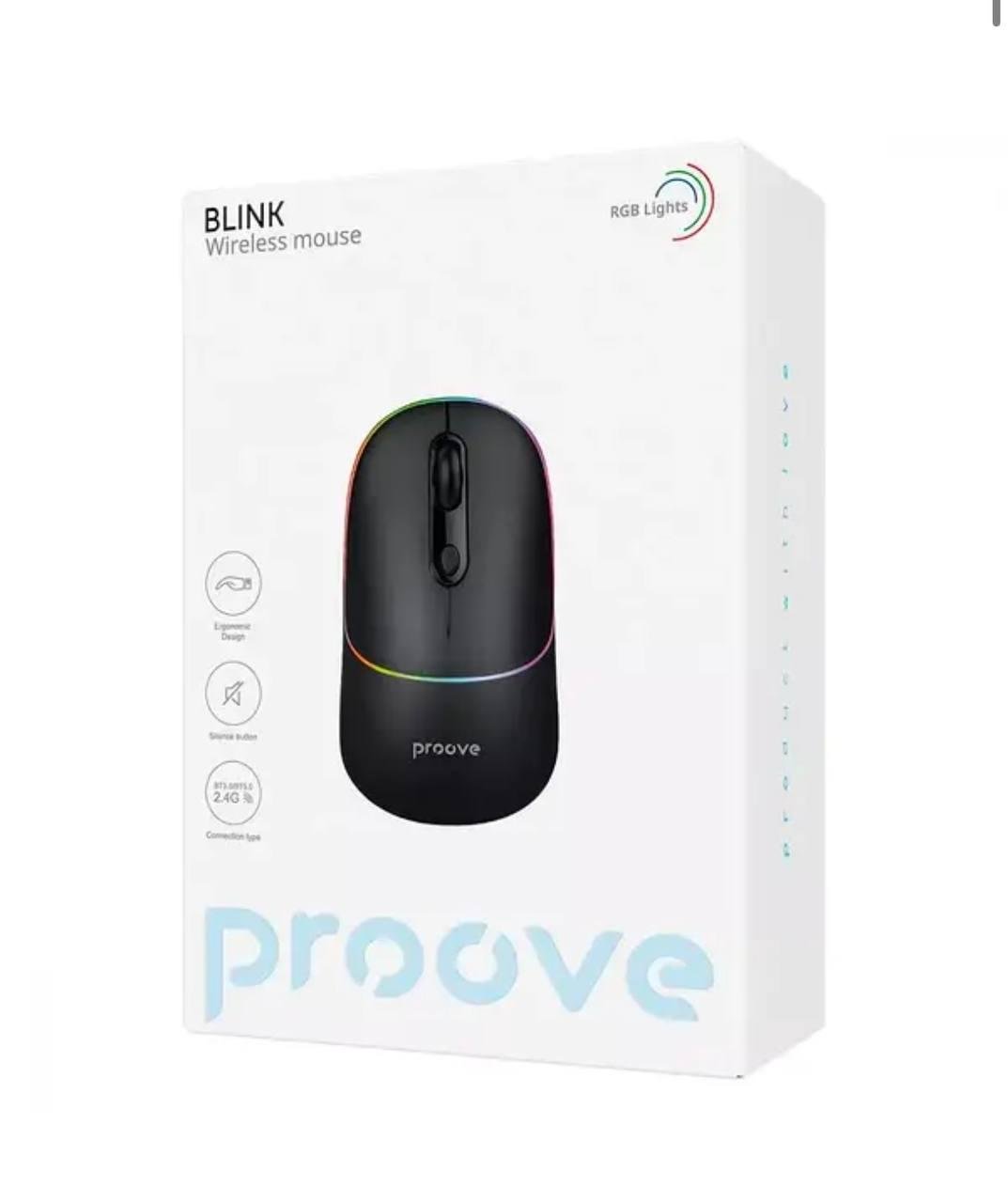 Компьютерная мышь Proove Blink с яркой RGB 2,4 ГГц BT3.0/BT5.0 (8564432) - фото 4 Компьютерная мышь Proove Blink с яркой RGB 2,4 ГГц BT3.0/BT5.0 (8564432) - фото 4