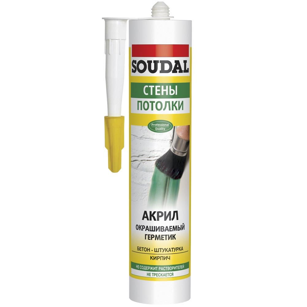 Акрил Soudal 280 мл Сірий (20000000040002)