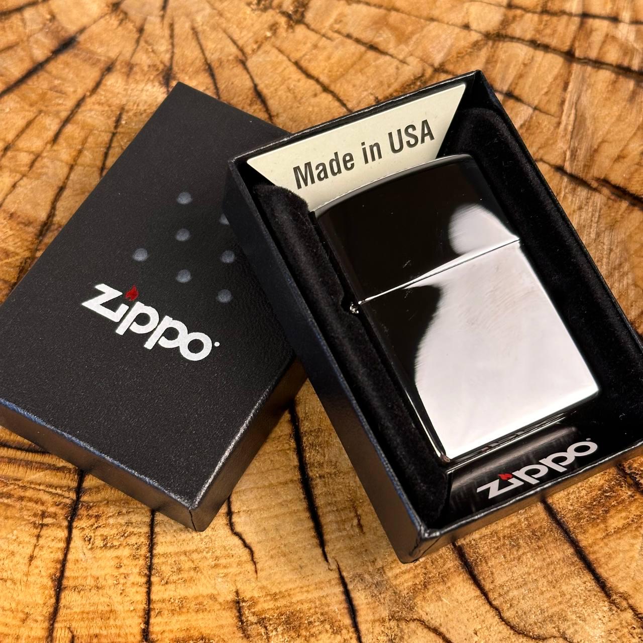 Зажигалка бензиновая ZIPPO Reg High Polish Chrome - фото 3 Зажигалка бензиновая ZIPPO Reg High Polish Chrome - фото 3