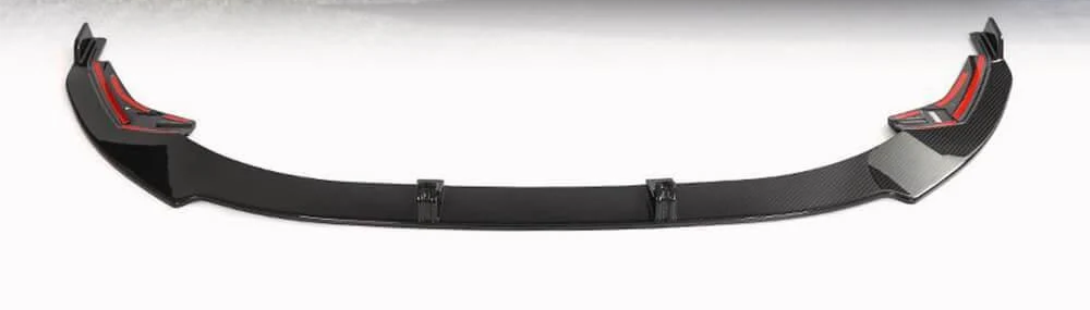 Накладка на передний бампер DDCarbon Lip S-Line SD 2020-2023/Audi A3 2020-гг. карбон (132984)