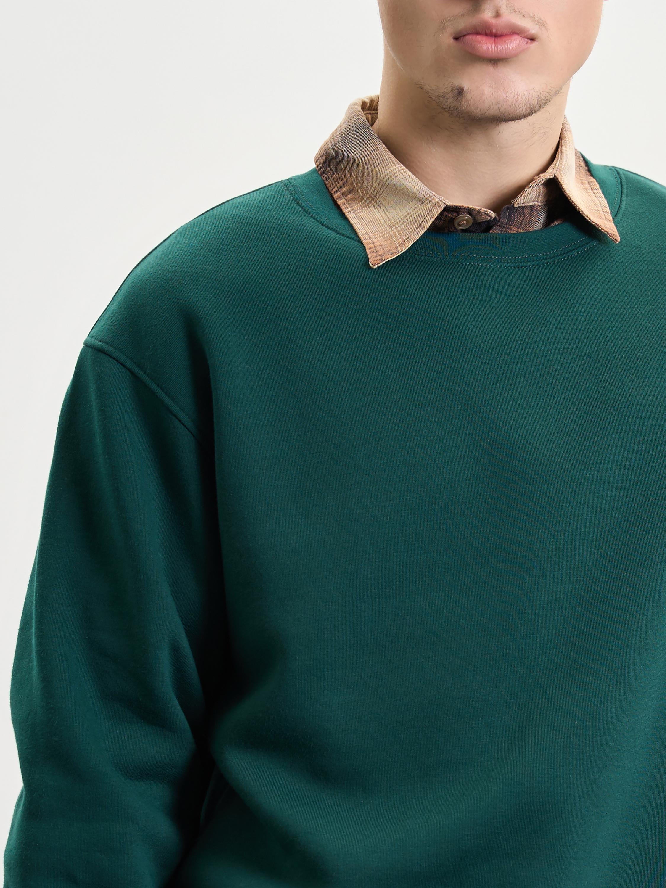 Свитшот мужской утепленный ROZA 240452 S Зеленый (4824005710926) - фото 4 Свитшот мужской утепленный ROZA 240452 S Зеленый (4824005710926) - фото 4