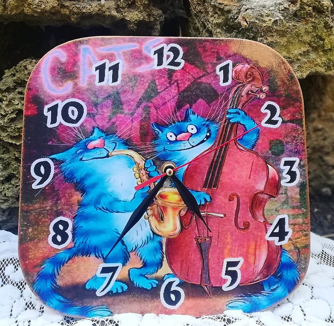 Часы настенные интерьерные Okl Gifts 25х25 см 241