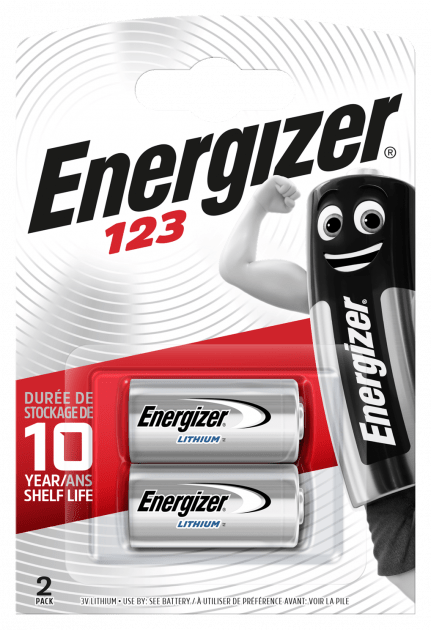 Батарейка Energizer CR 123 CR123 lithium 3V блістер 2 шт.