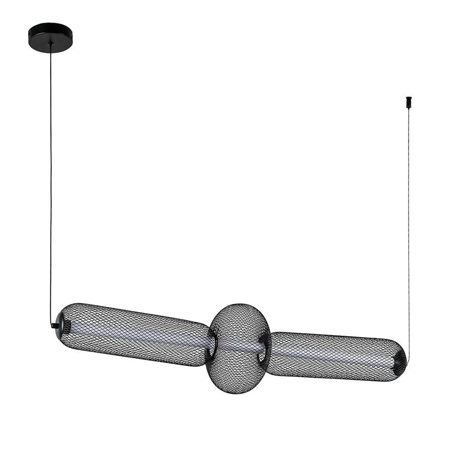 Світильник підвісний світлодіодний Levistella 7812035 BK Чорний
