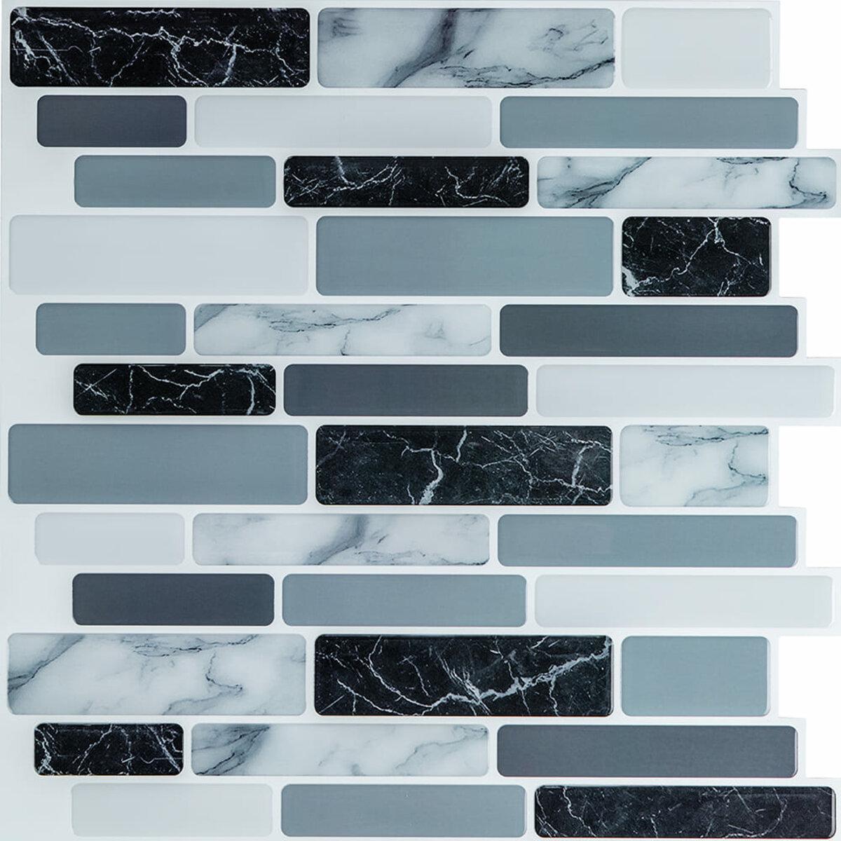 Плитка самоклеящаяся полиуретановая под мрамор 305х305х1 мм (SW-00001174)