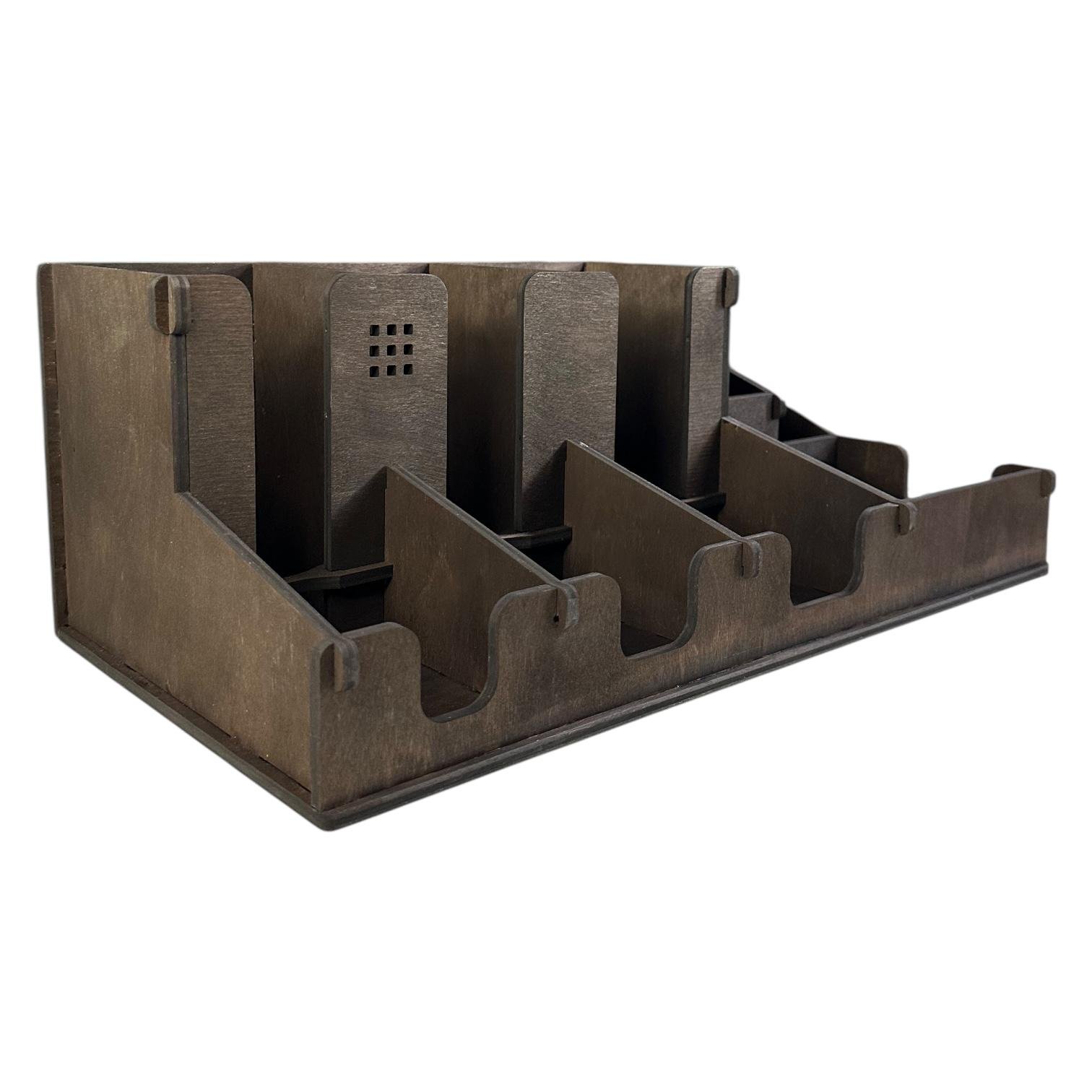 Органайзер кавовий дерев’яний Barista Maxi 3X Палісандр (WN-006) - фото 8