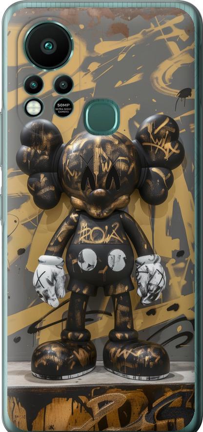 Чехол на Infinix Hot 11S Bronze kaws (6097u-2757-42517) Чехол на Infinix Hot 11S Bronze kaws (6097u-2757-42517)