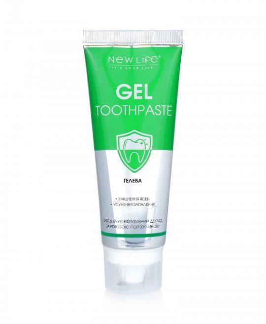 Зубная паста New Life гелевая без фтора 75 мл (4820197802098)
