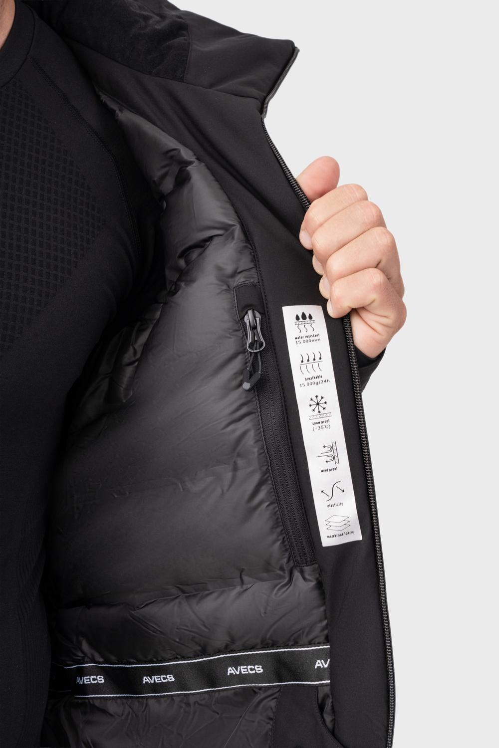 Куртка горнолыжная Avecs 70533/1-3XL Черный - фото 5 Куртка горнолыжная Avecs 70533/1-3XL Черный - фото 5