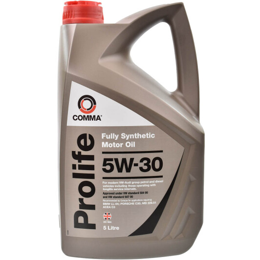 Моторное масло COMMA Prolife C3 SN 5W-30 5 л (PRO5L)