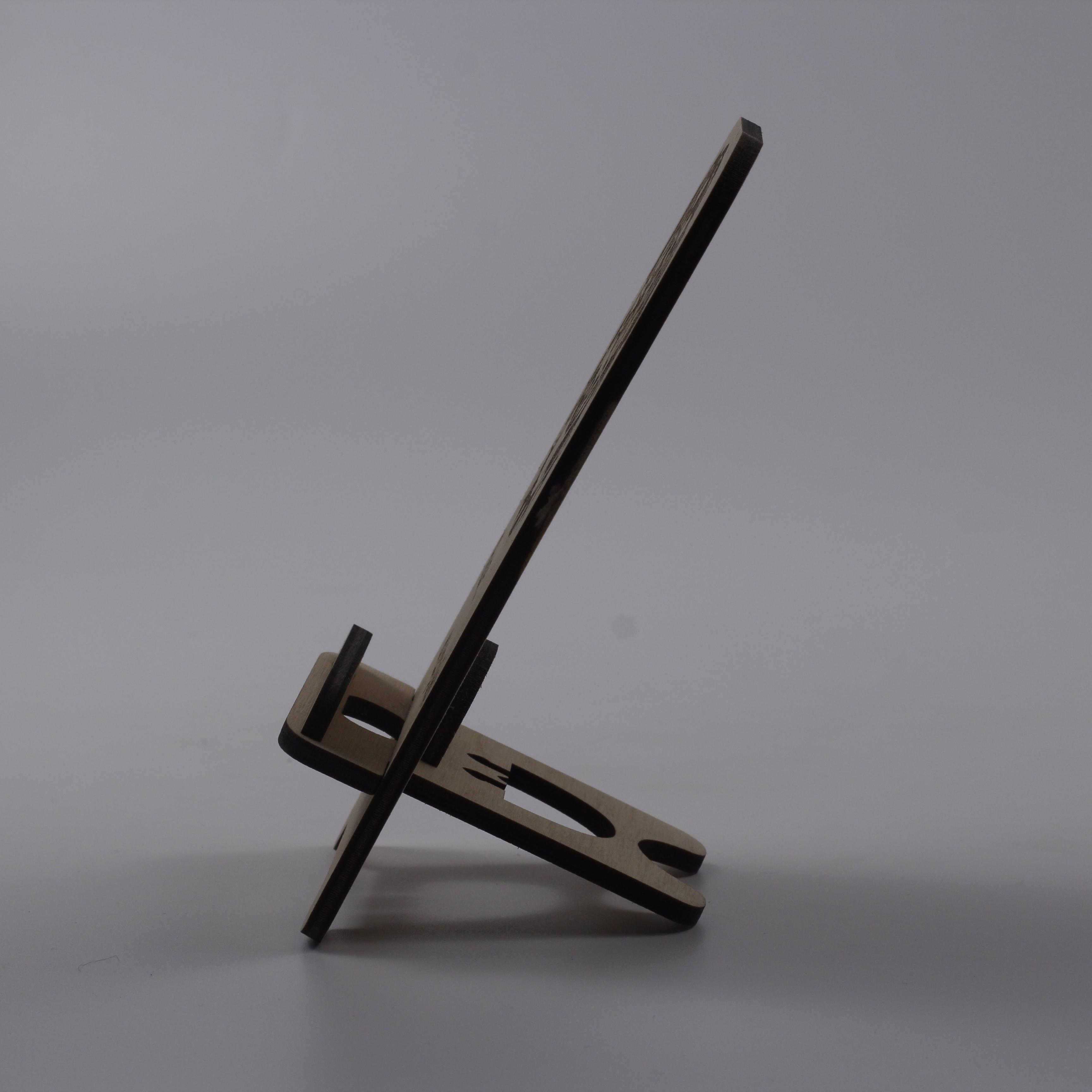 Підставка-тримач для телефону з дерева 48 (03020051) - фото 4 Підставка-тримач для телефону з дерева 48 (03020051) - фото 4