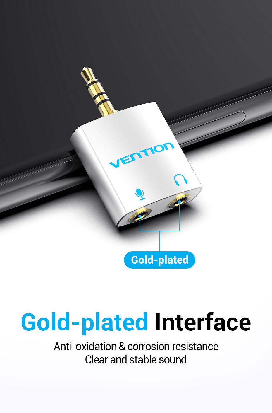 Кабель Vention 3,5 мм minijack-2х3,5 мм minijack AUX 4-пиновый TRRS Белый (BDBW0) - фото 4 Кабель Vention 3,5 мм minijack-2х3,5 мм minijack AUX 4-пиновый TRRS Белый (BDBW0) - фото 4