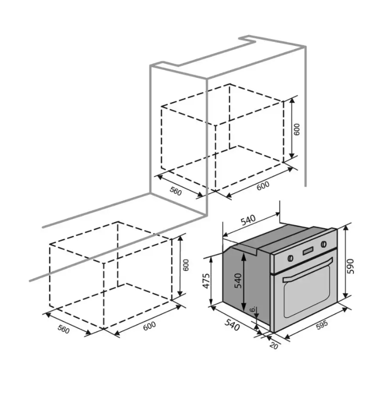 Духова шафа MADRID - фото 3 Духова шафа MADRID - фото 3