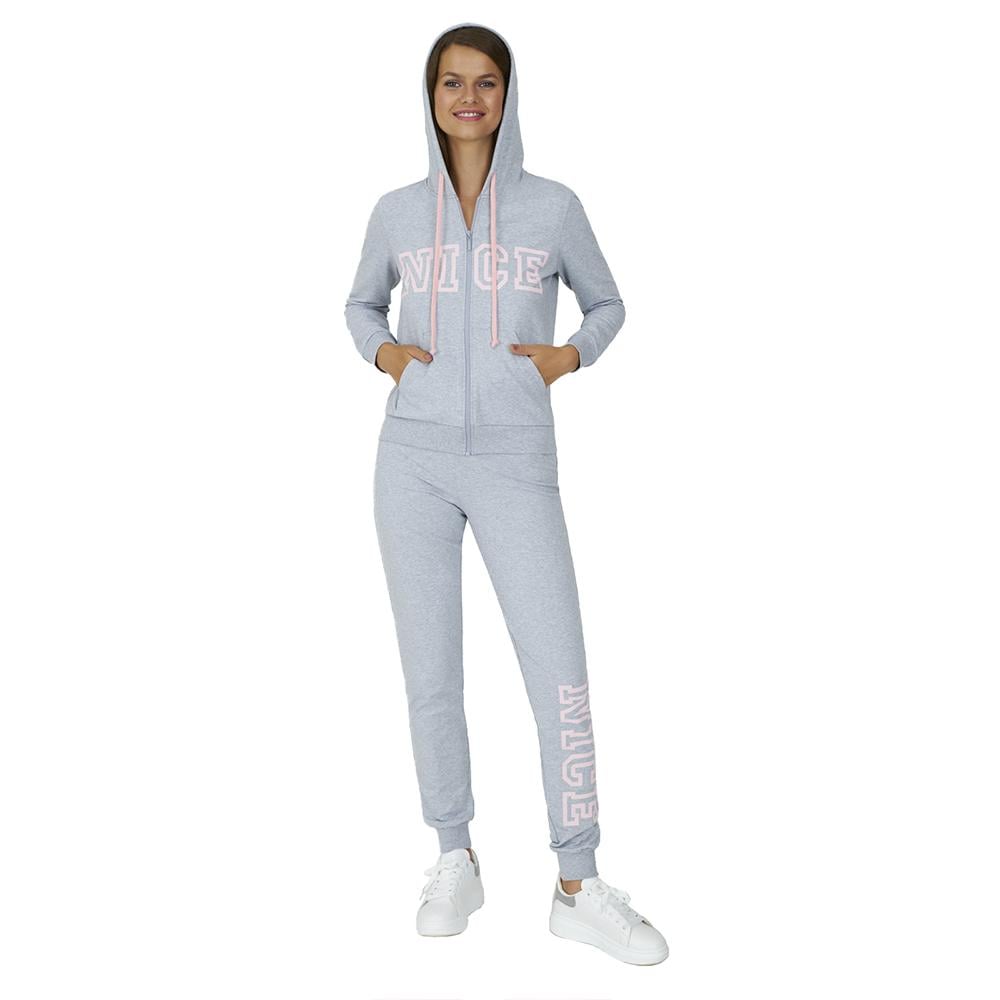 Комплект домашний женский Ellen L Серый (LPD 1382/02/02)