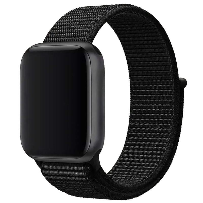 Ремінець Nylon для Apple watch 38 мм/40 мм /41 мм Чорний/Black (00000039057_9)