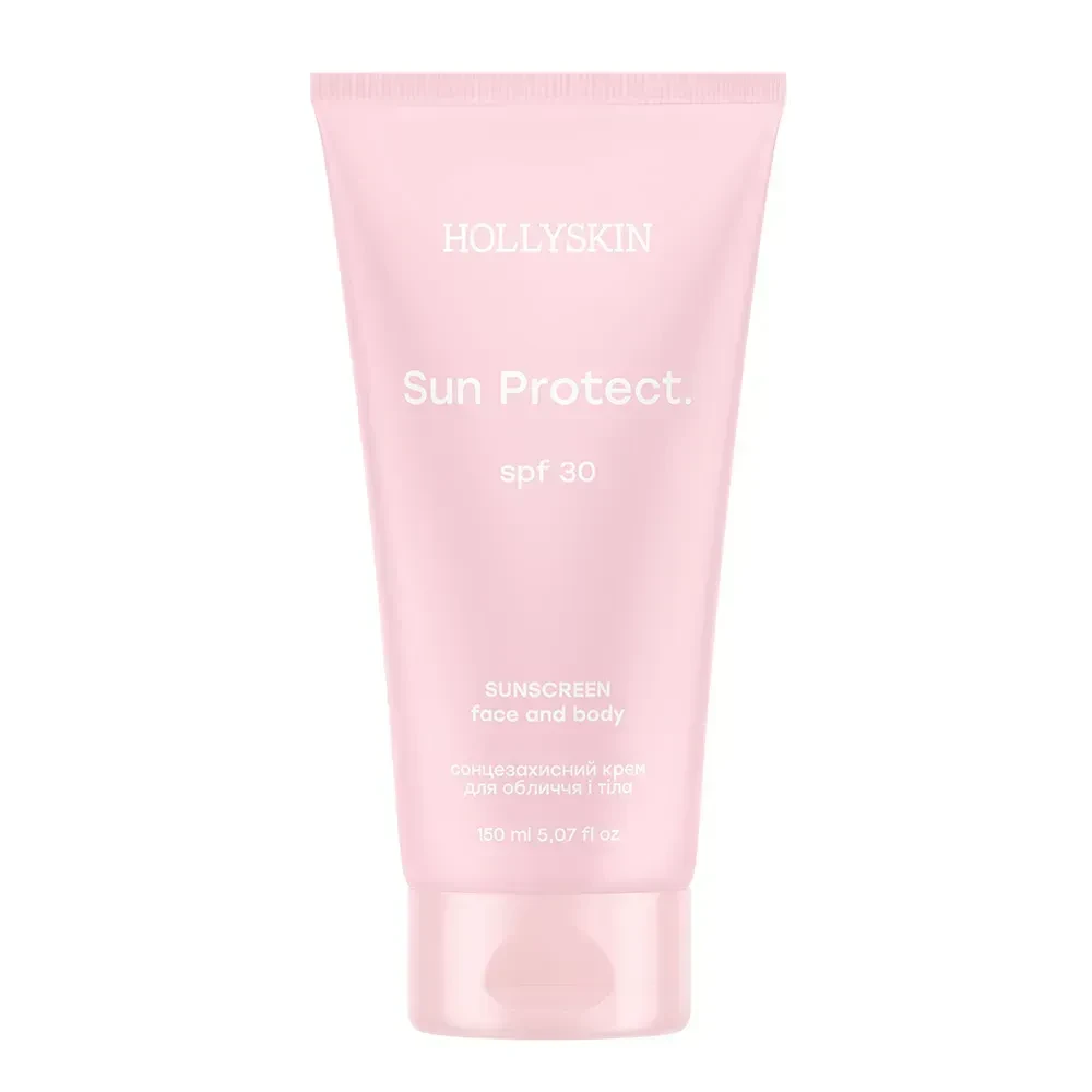Крем сонцезахисний HOLLYSKIN Sun Protect для обличчя та тіла SPF 30 (2666370575)