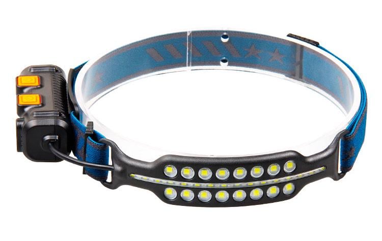 Фонарик налобный COB-W690-2 с сенсорным управлением (218)