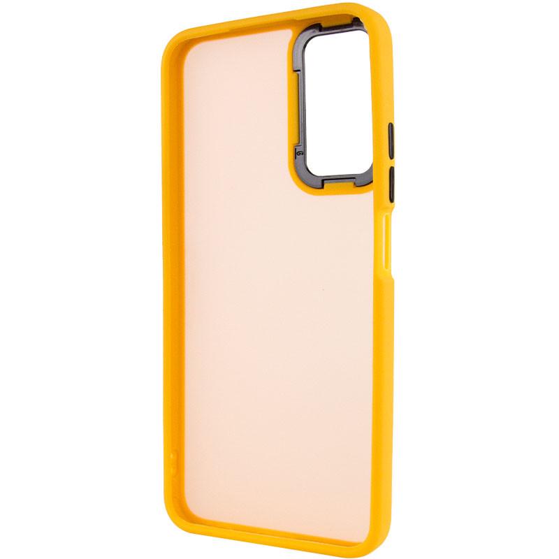 Противоударный чехол TPU+PC Lyon Frosted для Oppo A38 / A18 Orange - фото 3