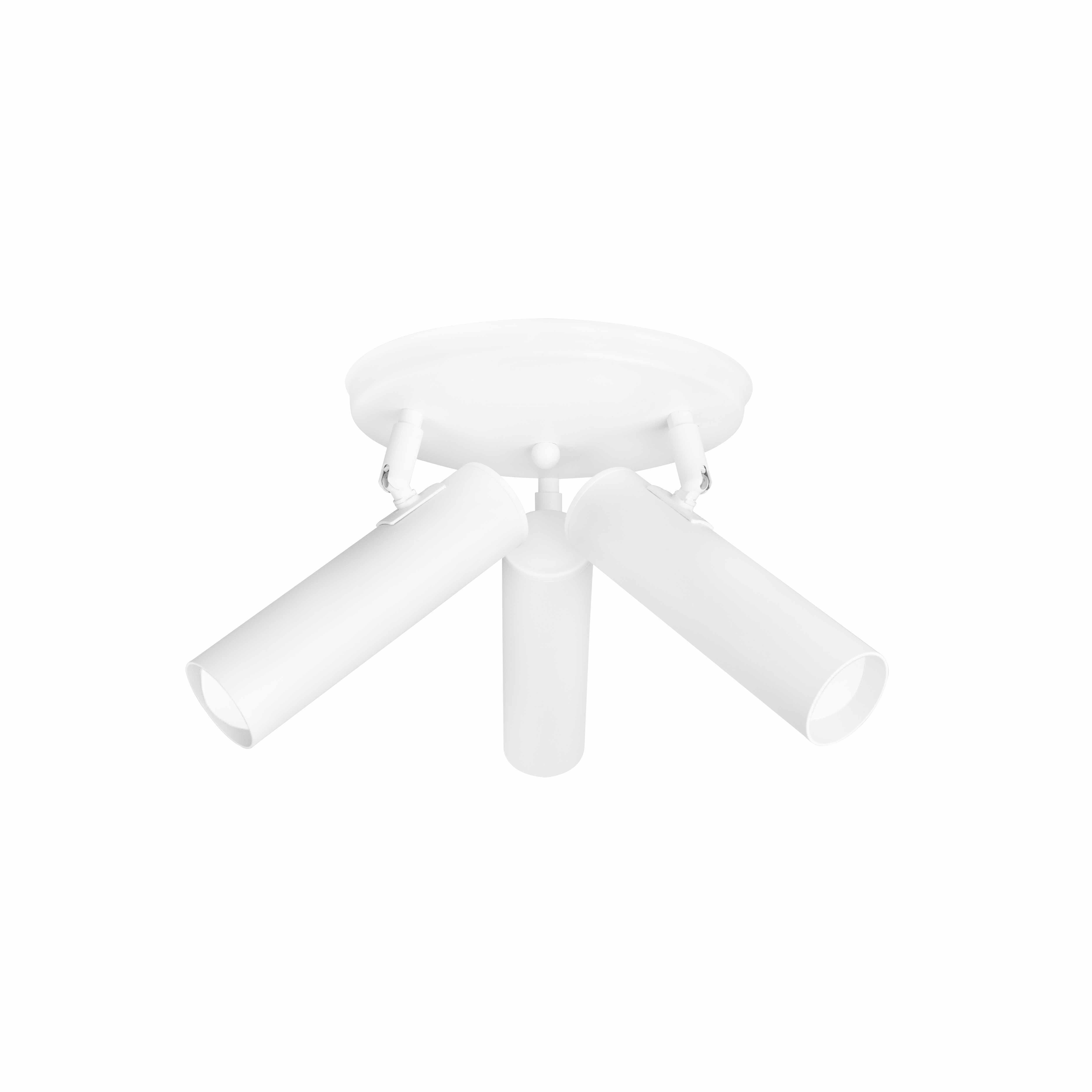 Светильник MSK Electric на три плафона c круглым основанием NL 1750-3R W