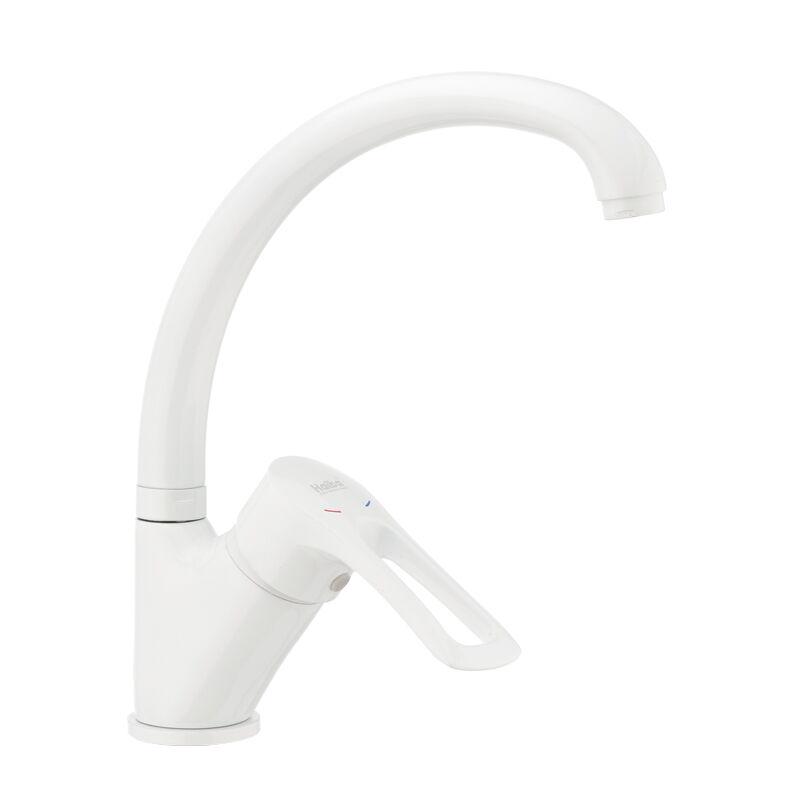 Смеситель для кухни Haiba Hansberg 777 White (HB0221)