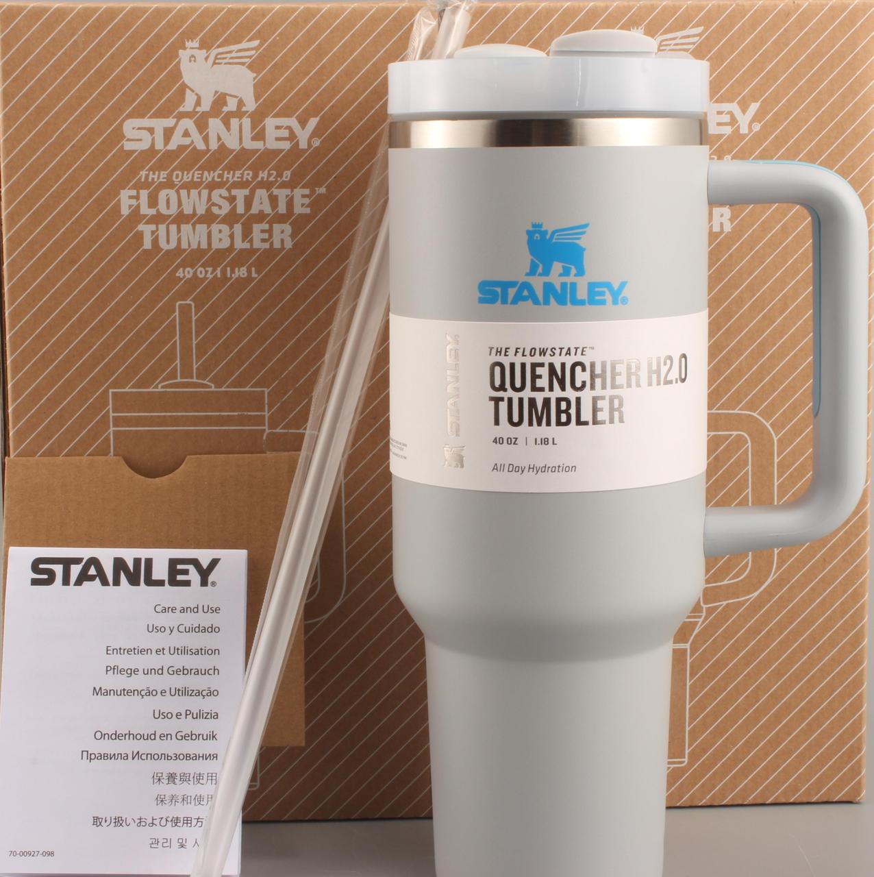 Термос термокружка Stanley Quencher H2.0 Tumbler из нержавеющей стали 1,18 л Cloud KT6007824