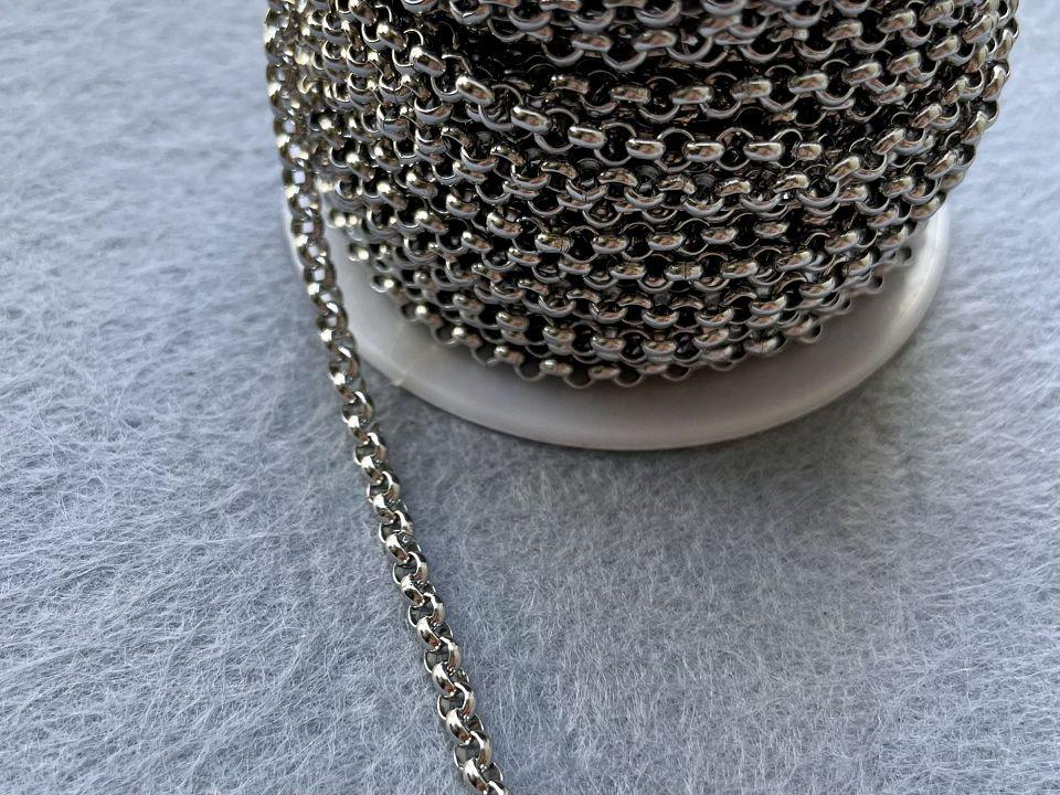 Ланцюг круглаз нержавіючої сталі 5 мм Ланцюг круглаз нержавіючої сталі 5 мм