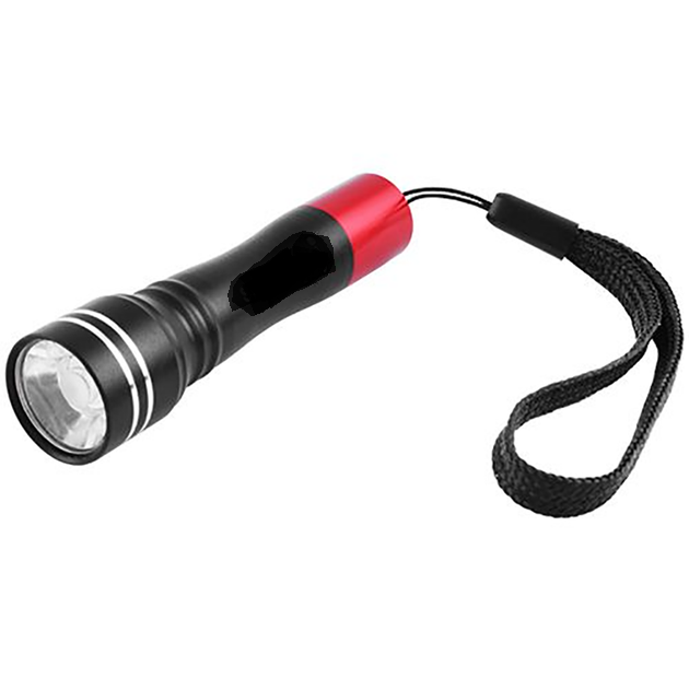 Фонарь ручной металлический батарейка 1хAAA (2086)