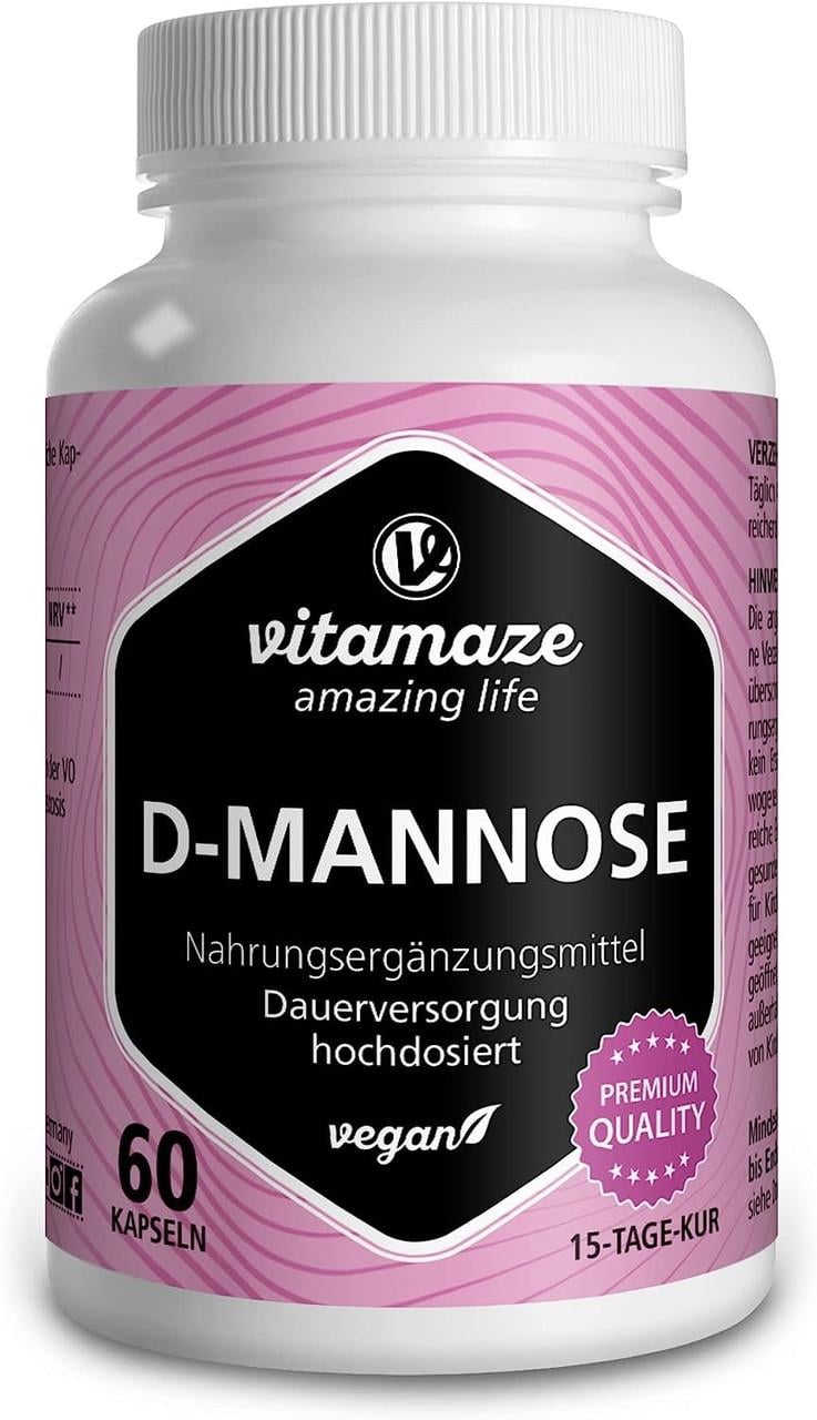 Вітаміни для імунітету Vitamaze D-Mannose 500 мг 60 капс. (50090940)