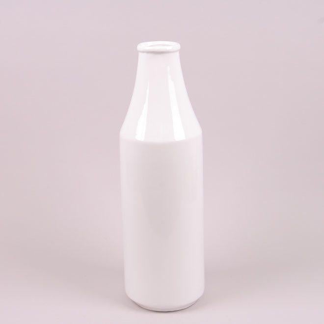 Ваза керамічна Flora 49 см Білий (21204)