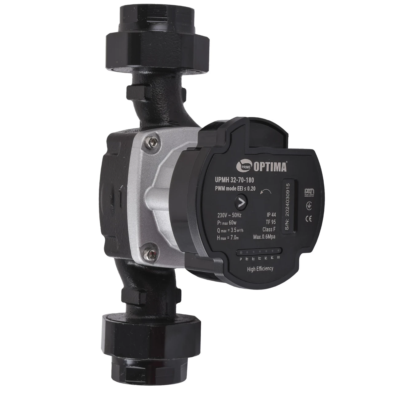 Насос циркуляційний енергозберігаючий Optima PRIME UPMH 32-70AUTO гайки 180 мм (00001151)