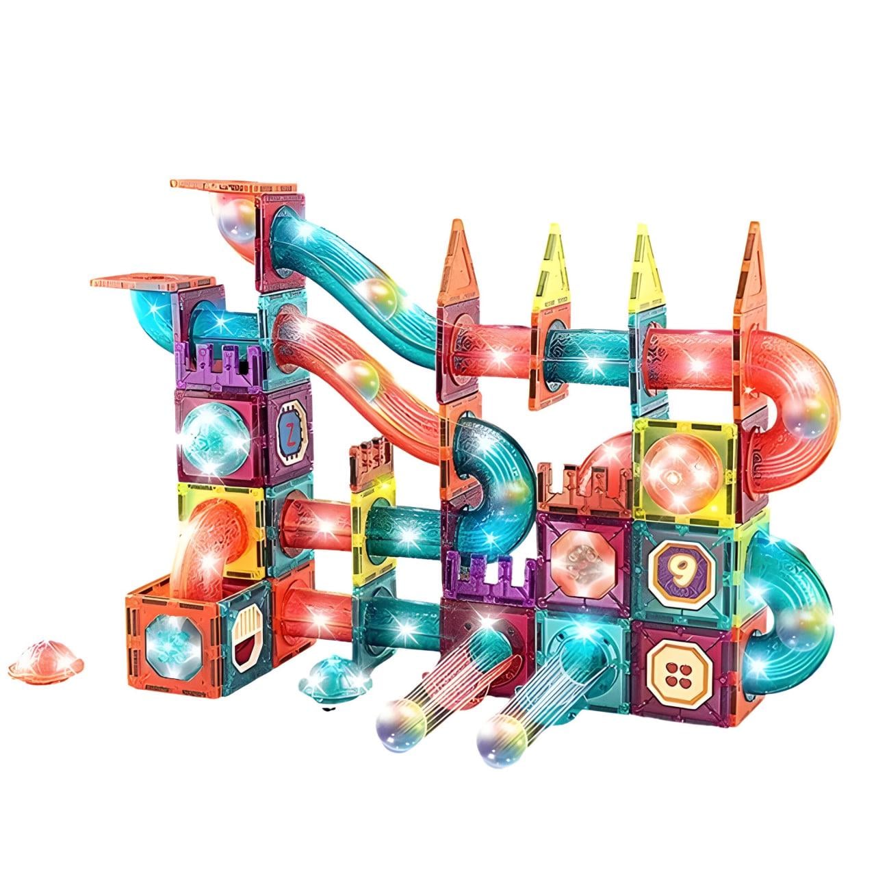 Конструктор магнитный Magnetic Building Blocks 140 деталей (СН1174)