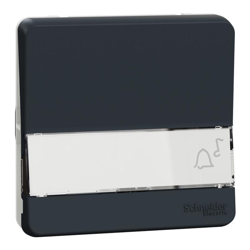 Механизм кнопочного выключателя Schneider Electric Mureva Styl с полем для маркировки IP55 Черный (MUR34029)