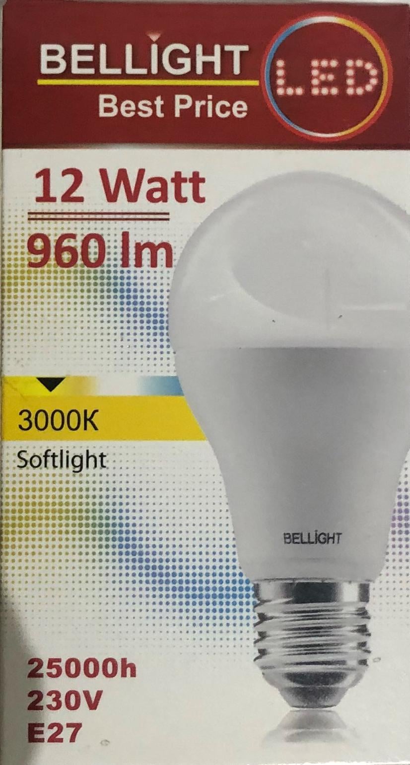 Лампа світлодіодна Bellight LED A60 230V 12W E27 3000K