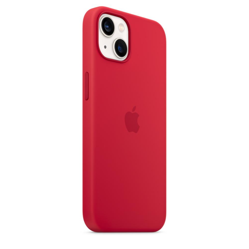 Силіконовий чохол-накладка Apple Silicone Case for iPhone 13, Product Red (HC)(A) - фото 6