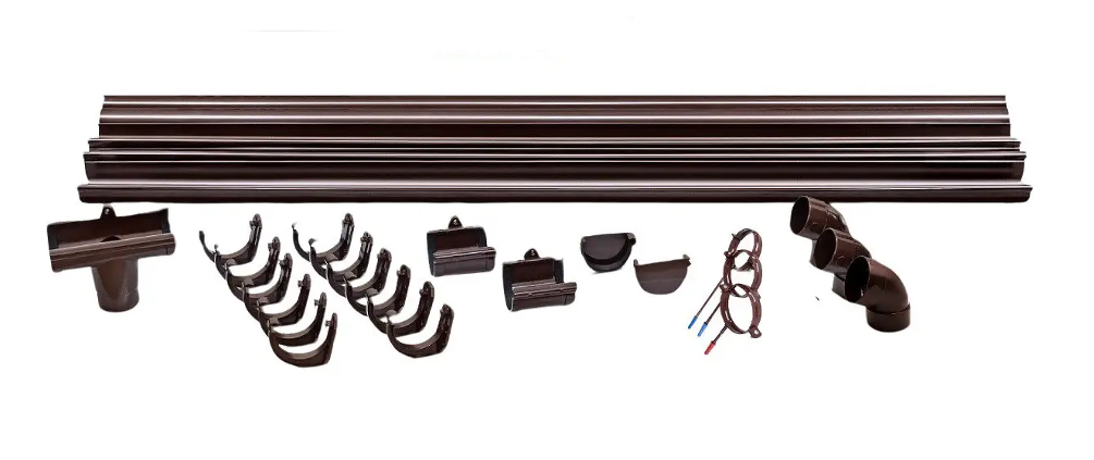 Комплект водосточной системы 135/100 12/3 м (6597568)