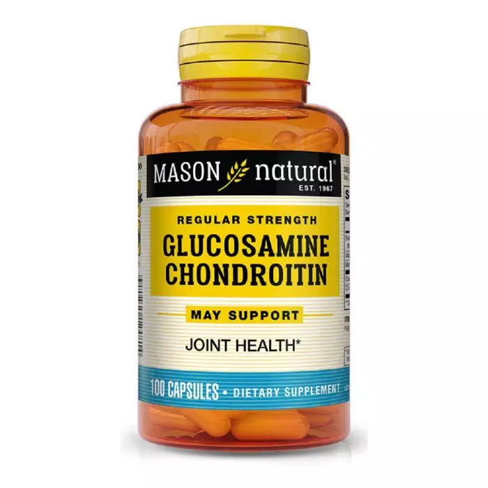 Вітаміни риб'ячий жир Glucosamine Chondroitin Regular Strength Mason Natural 100 шт. (MAV12481) - фото 1